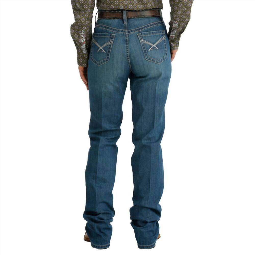 NEW CINCH emerson relaxed straight leg jeans in blue - Picture 2 of 3